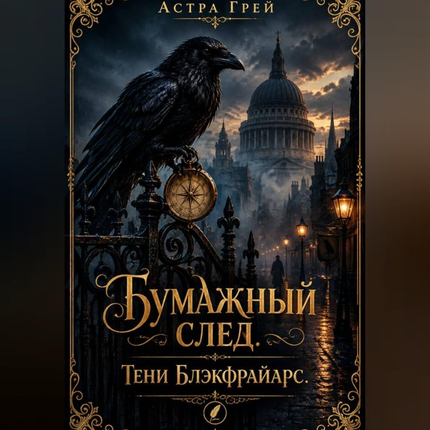 Обложка книги «Бумажный след. Тени Блэкфрайарс»