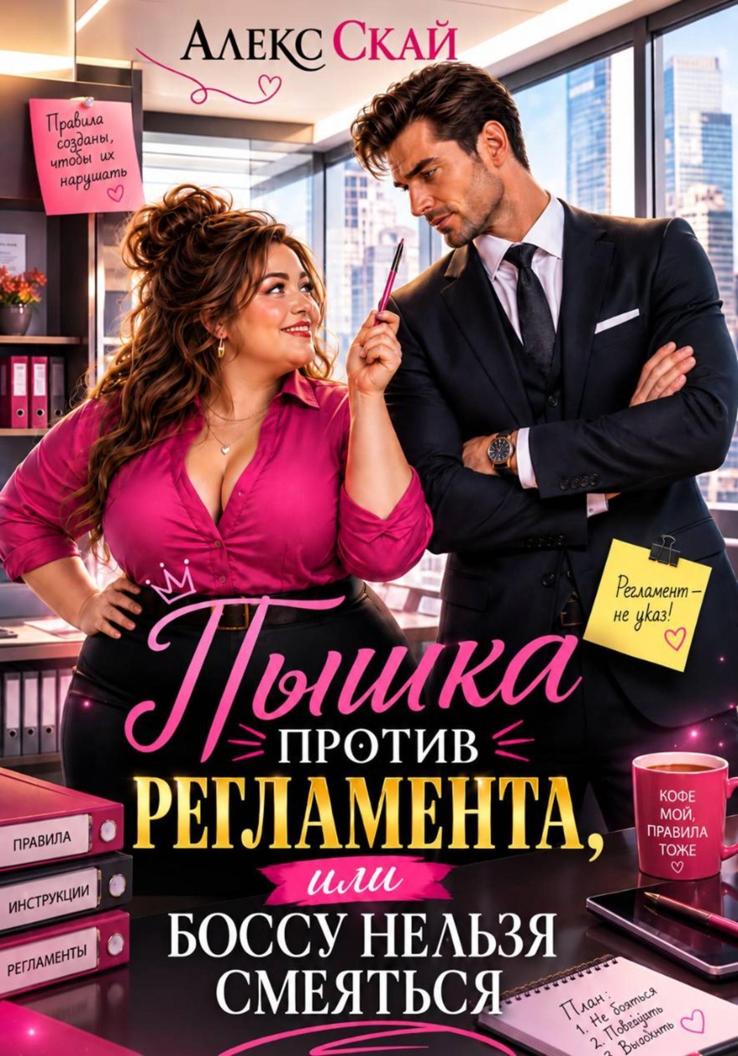 Обложка книги «Пышка против регламента, или Боссу нельзя смеяться»