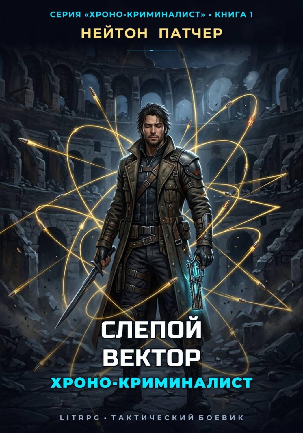 Обложка книги «Хроно-Криминалист: Слепой Вектор»