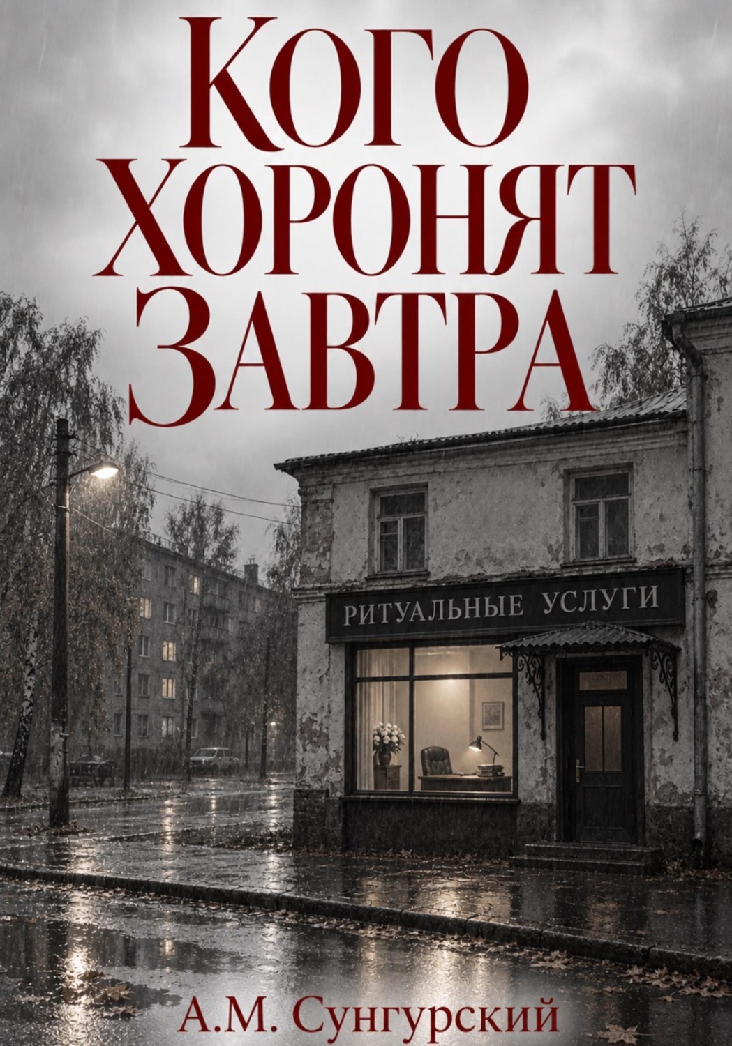 Обложка книги «Кого хоронят завтра»