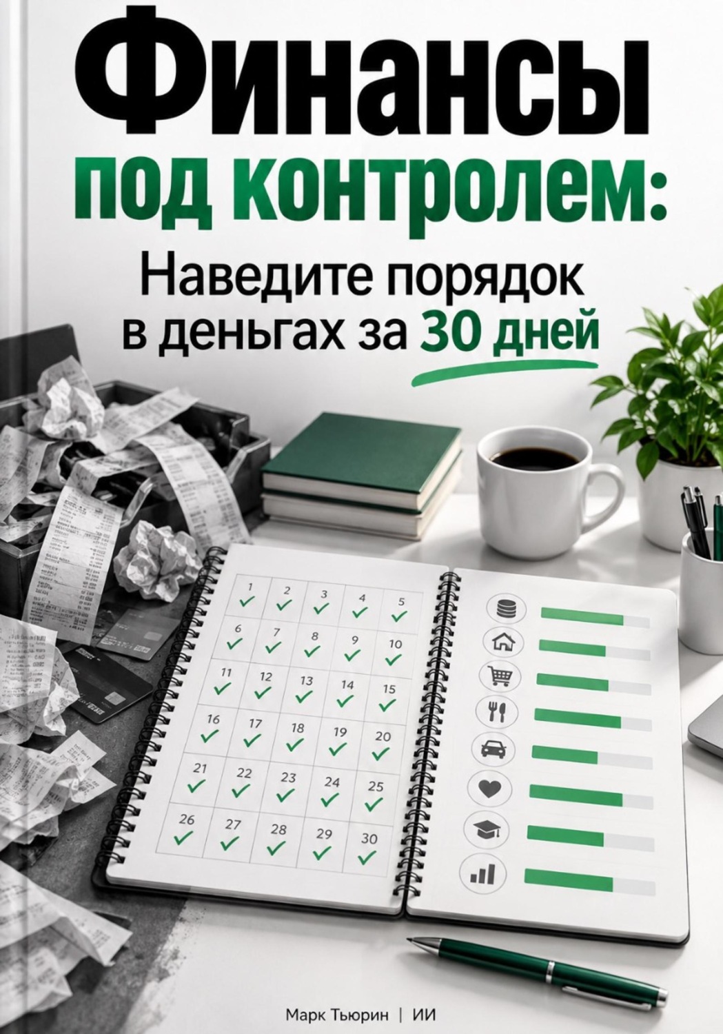 Обложка книги «Финансы под контролем: Наведите порядок в деньгах за 30 дней»