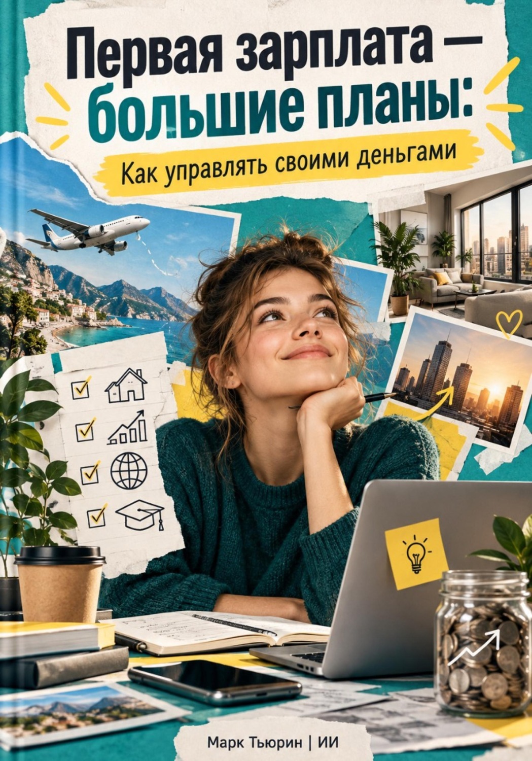 Обложка книги «Первая зарплата — большие планы: Как управлять своими деньгами»