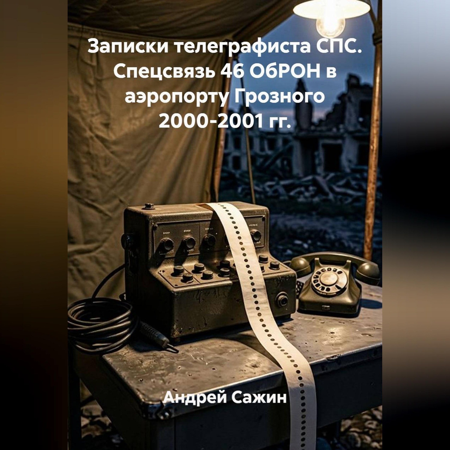 Обложка книги «Записки телеграфиста СПС. Спецсвязь 46 ОбРОН в аэропорту Грозного 2000-2001 гг.»