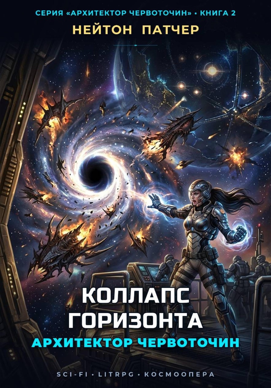 Обложка книги «Архитектор червоточин. Коллапс горизонта»