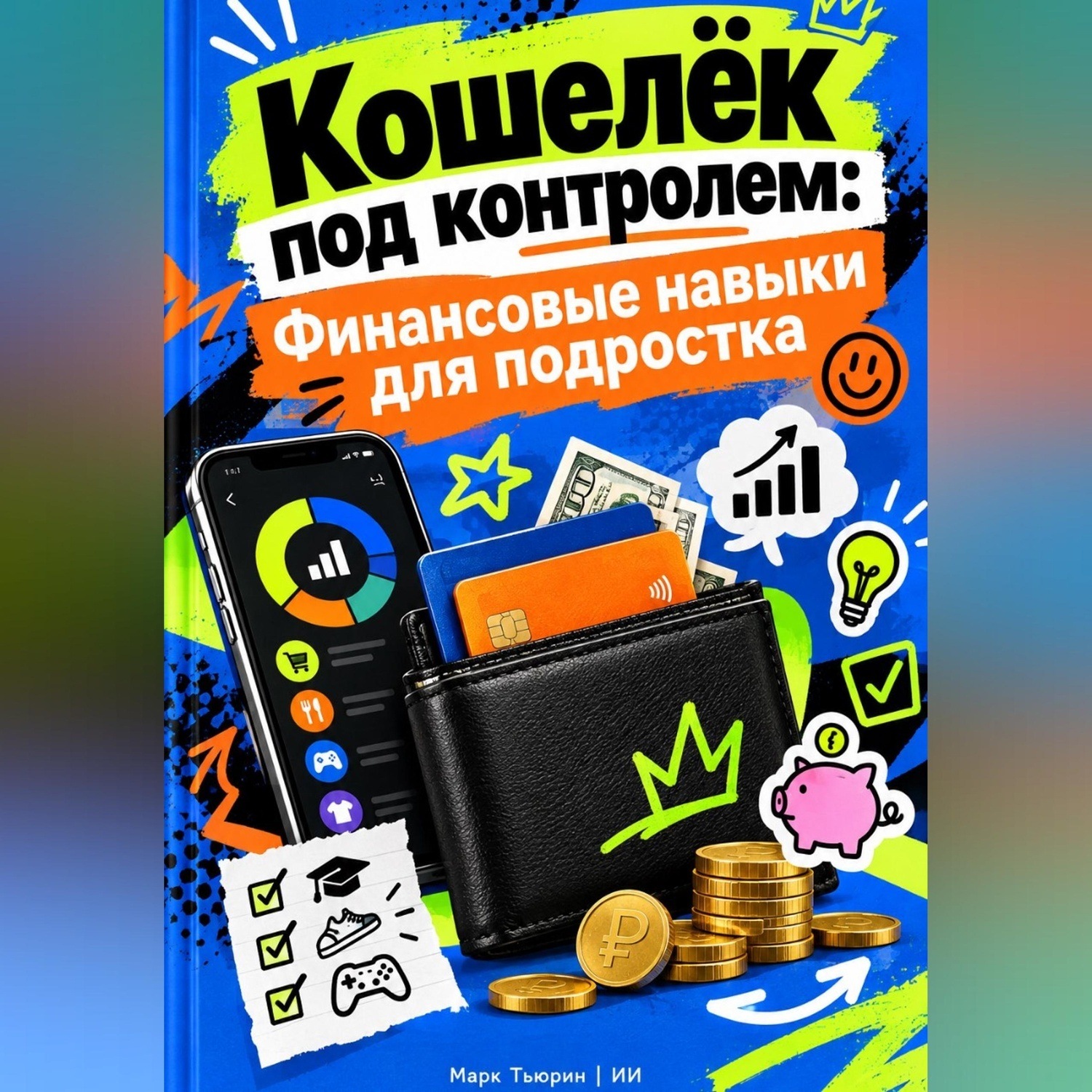 Обложка книги «Кошелёк под контролем: Финансовые навыки для подростка»