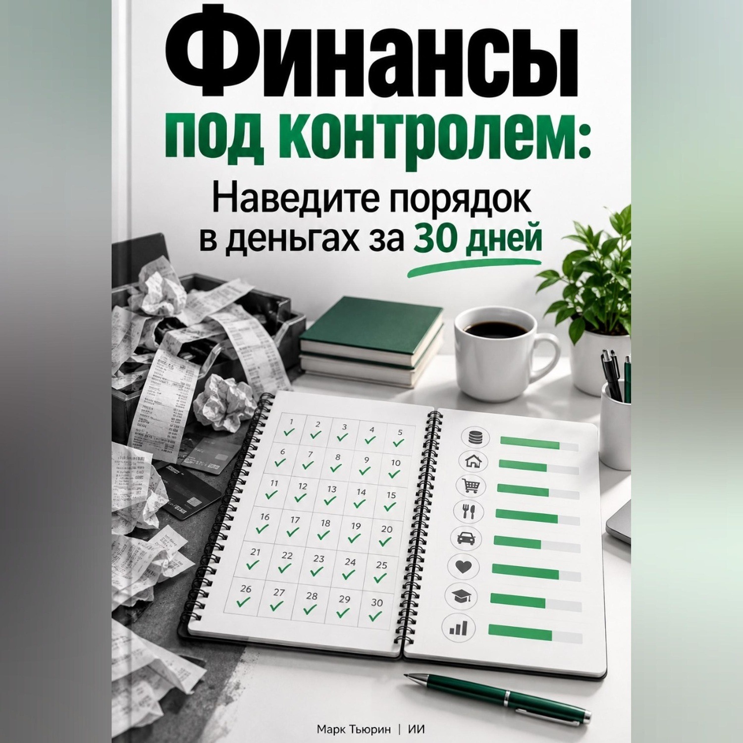 Обложка книги «Финансы под контролем: Наведите порядок в деньгах за 30 дней»
