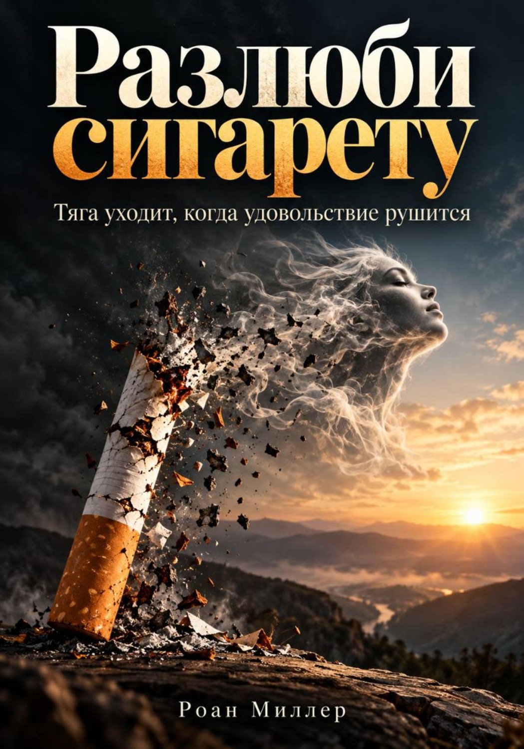 Обложка книги «Разлюби сигарету. Тяга уходит, когда удовольствие рушится»