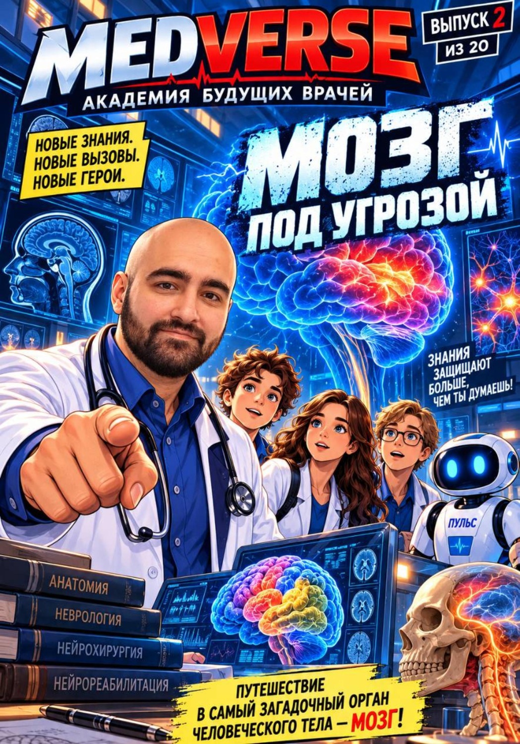 Обложка: Мозг под угрозой