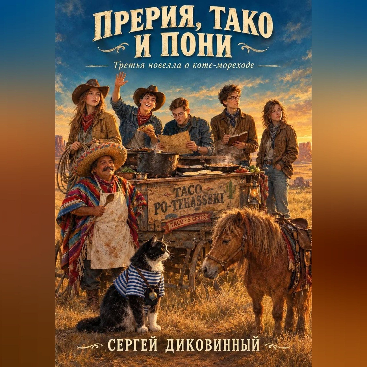 Обложка книги «Прерия, тако и пони»