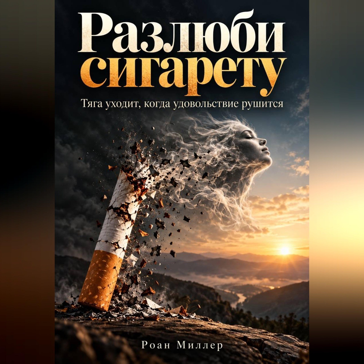 Обложка книги «Разлюби сигарету. Тяга уходит, когда удовольствие рушится»