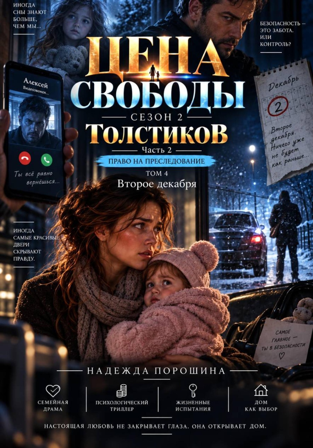 Обложка книги «Цена свободы. Сезон 2. Толстиков. Часть 2. Право на преследование. Том 4. Второе декабря»
