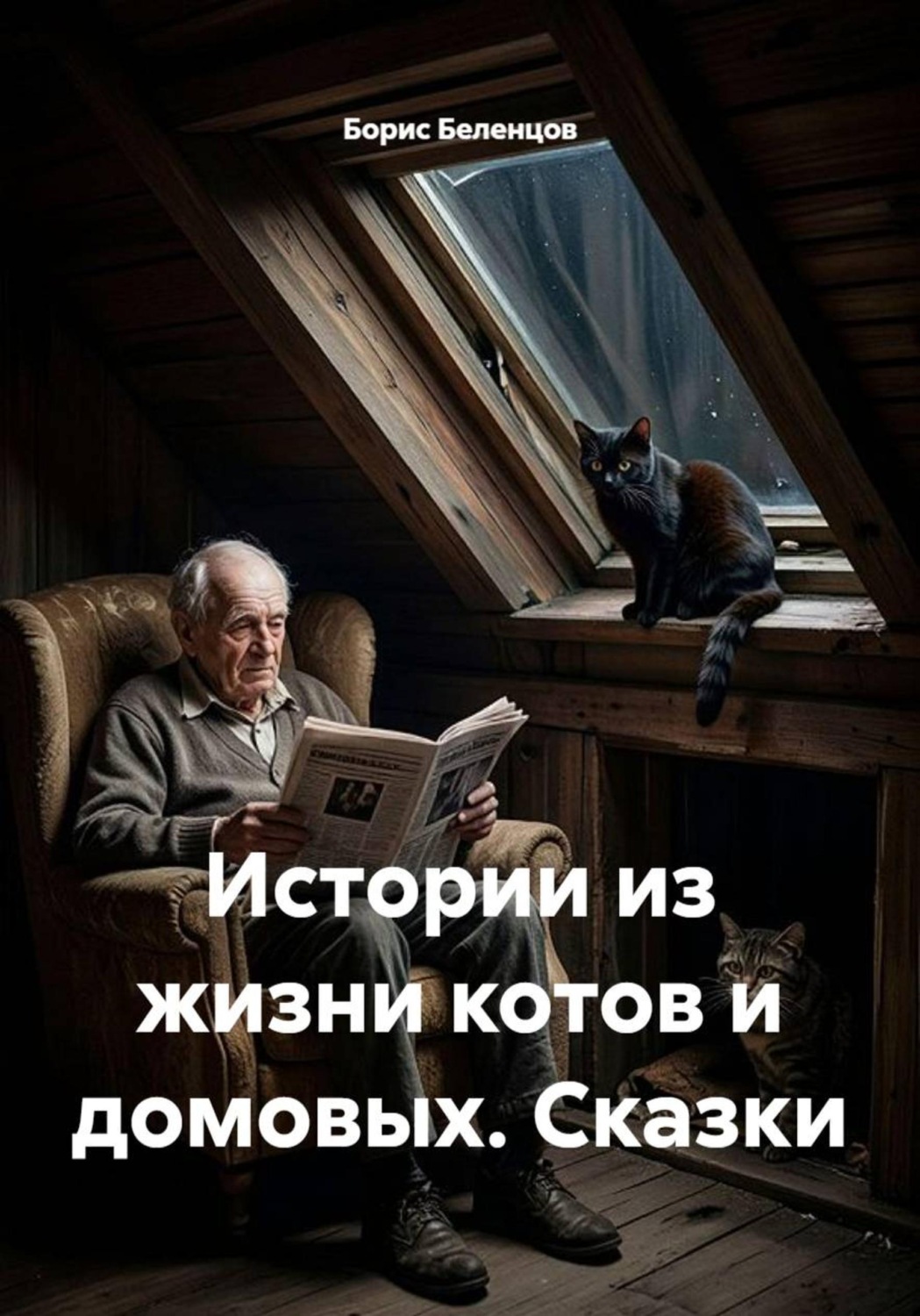 Обложка книги «Истории из жизни котов и домовых. Сказки»