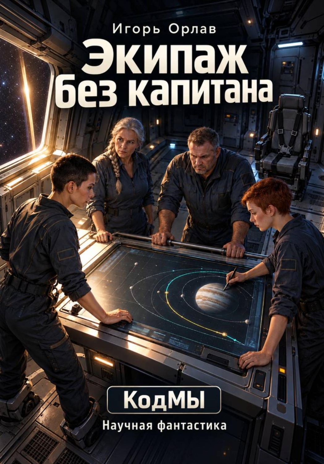 Обложка книги «Экипаж без капитана»