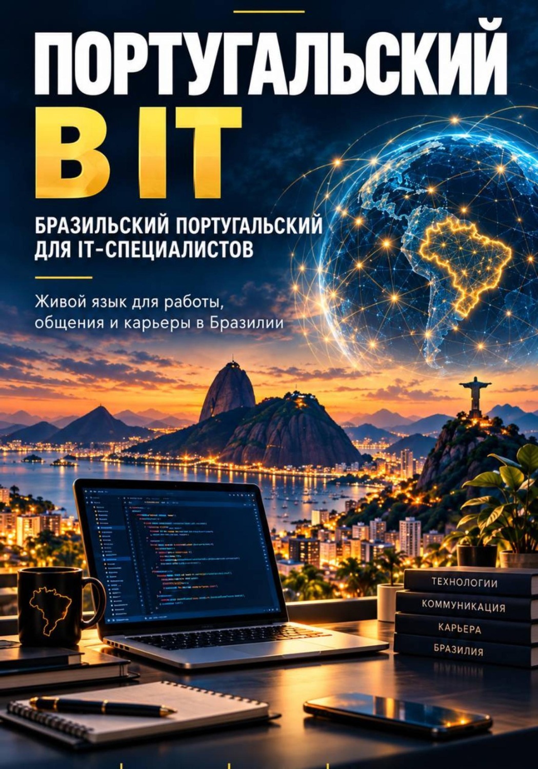Обложка книги «Португальский в IT»