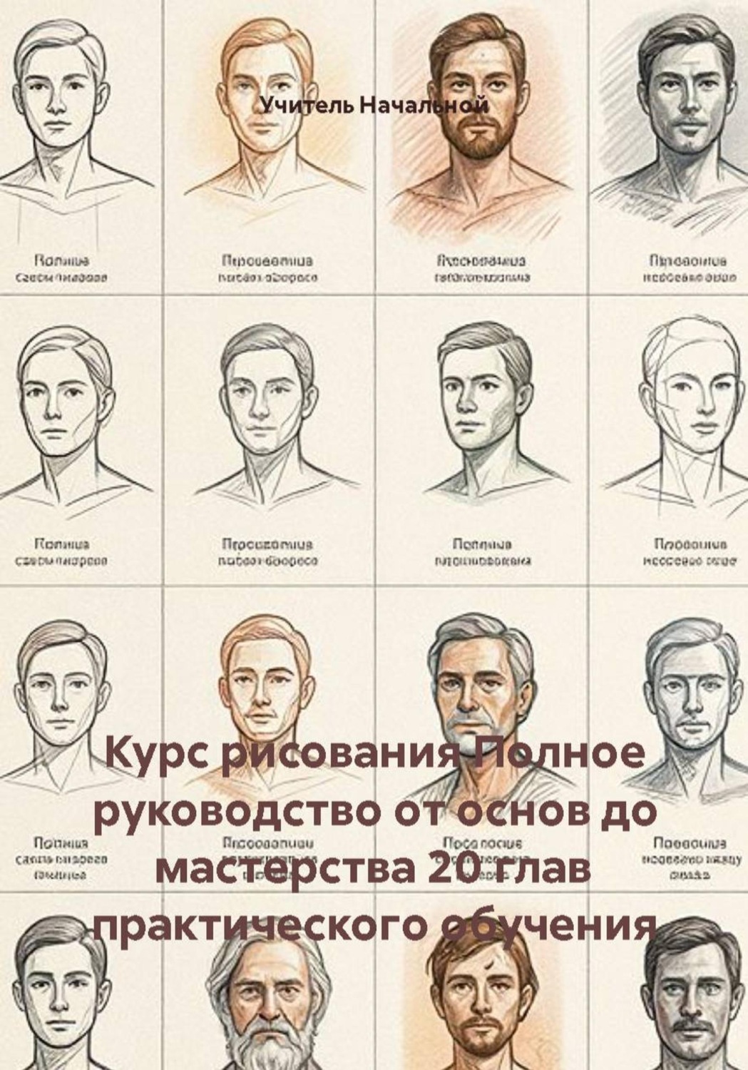 Обложка книги «Курс рисования Полное руководство от основ до мастерства 20 глав практического обучения»