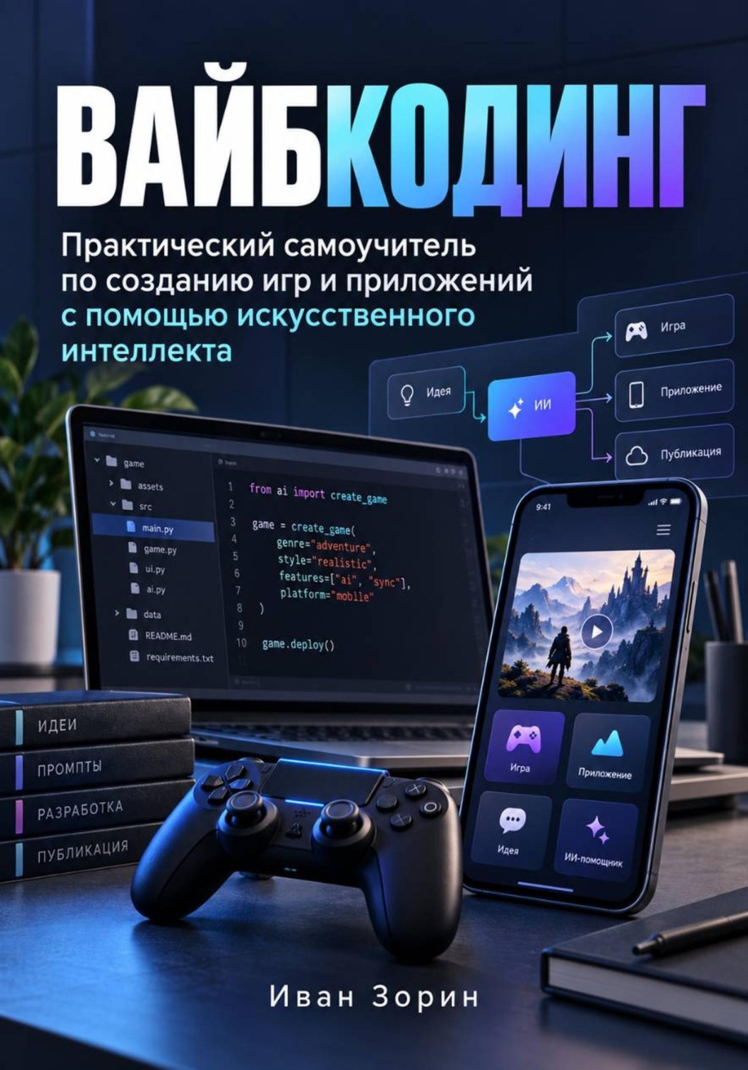 Обложка книги «Вайбкодинг»