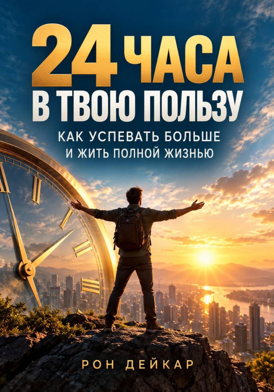 Обложка книги «24 часа в твою пользу. Как успевать больше и жить полной жизнью»