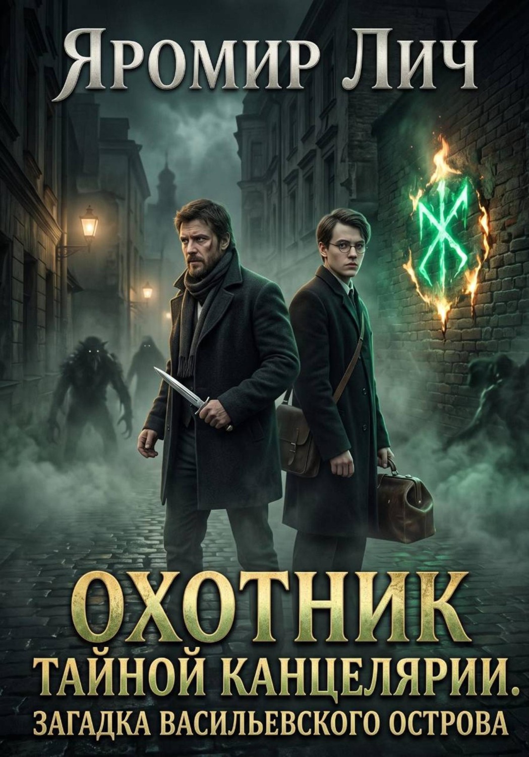 Обложка книги «Охотник Тайной канцелярии. Загадка Васильевского острова»