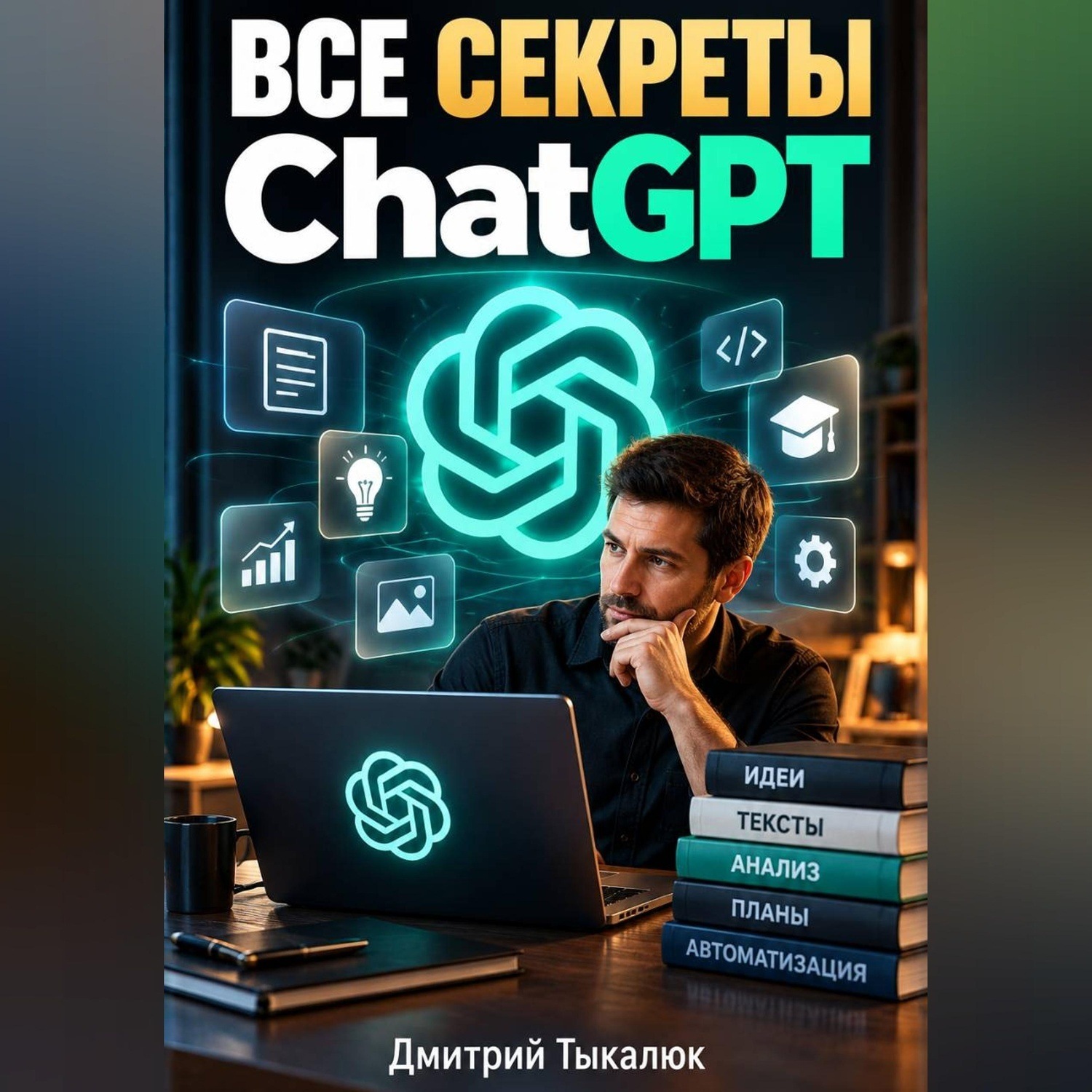Обложка книги «ВСЕ секреты ChatGPT»
