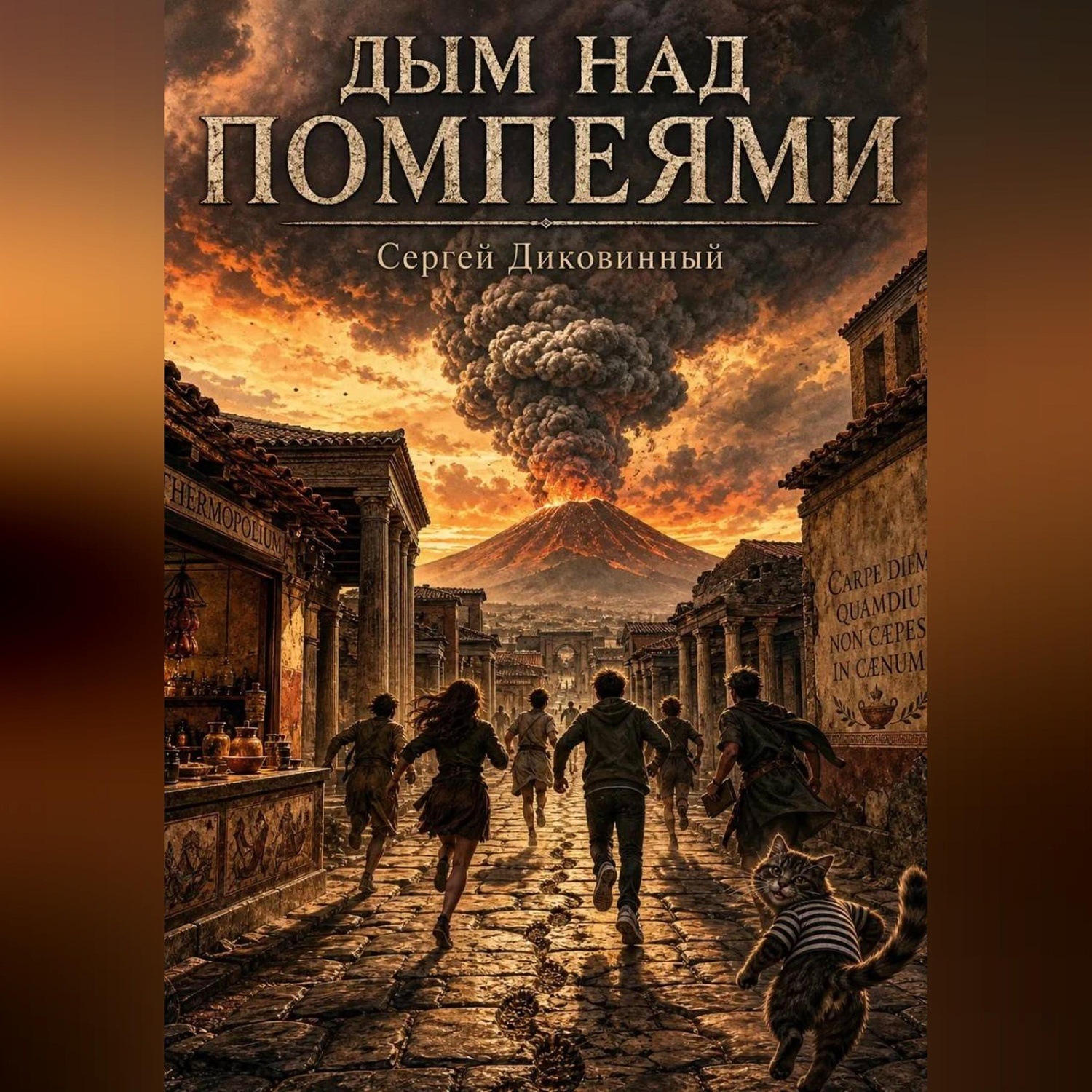 Обложка книги «Дым над Помпеями»