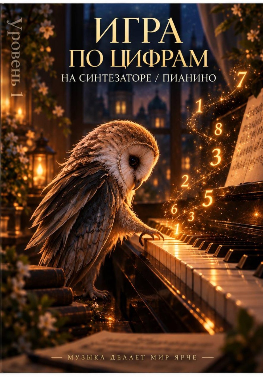 Обложка книги «Игра по цифрам на синтезаторе/ пианино»