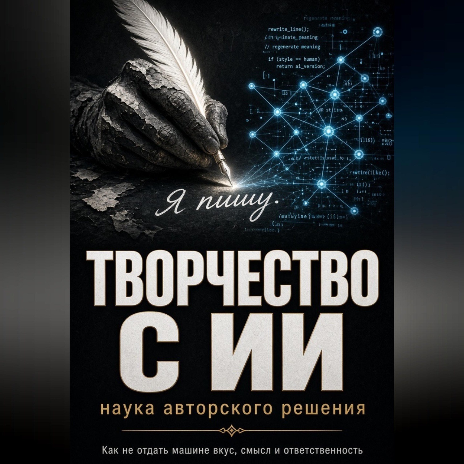 Обложка книги «Творчество с ИИ: наука авторского решения»