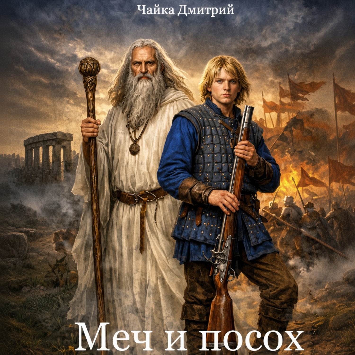 Обложка книги «Меч и посох»