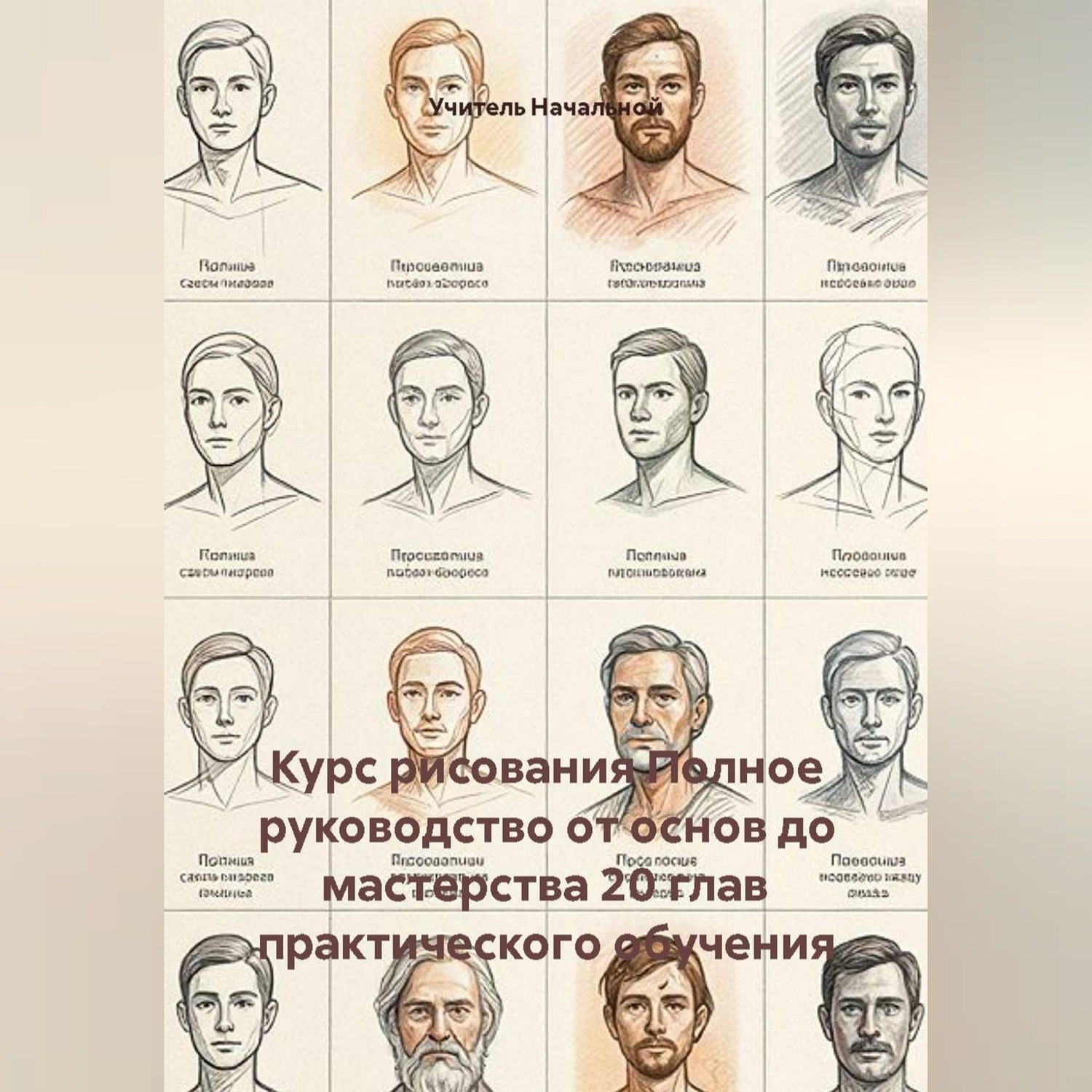 Обложка книги «Курс рисования Полное руководство от основ до мастерства 20 глав практического обучения»