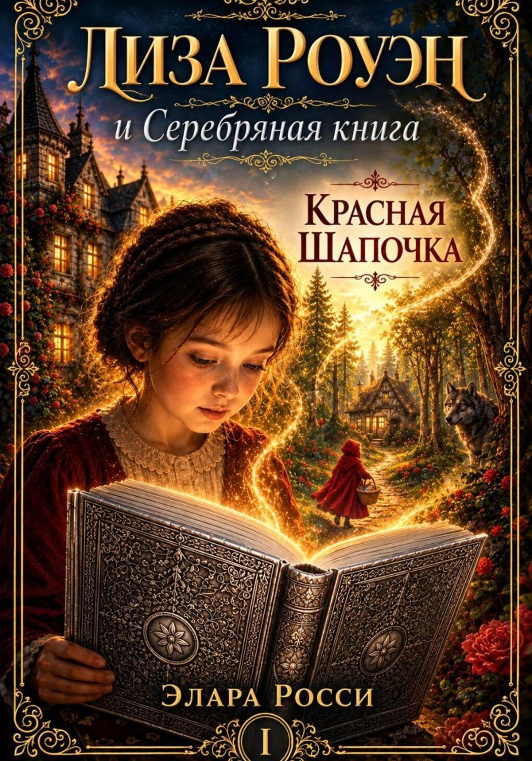 Обложка: Лиза Роуэн и Серебряная книга. Книга I: Красная Шапочка