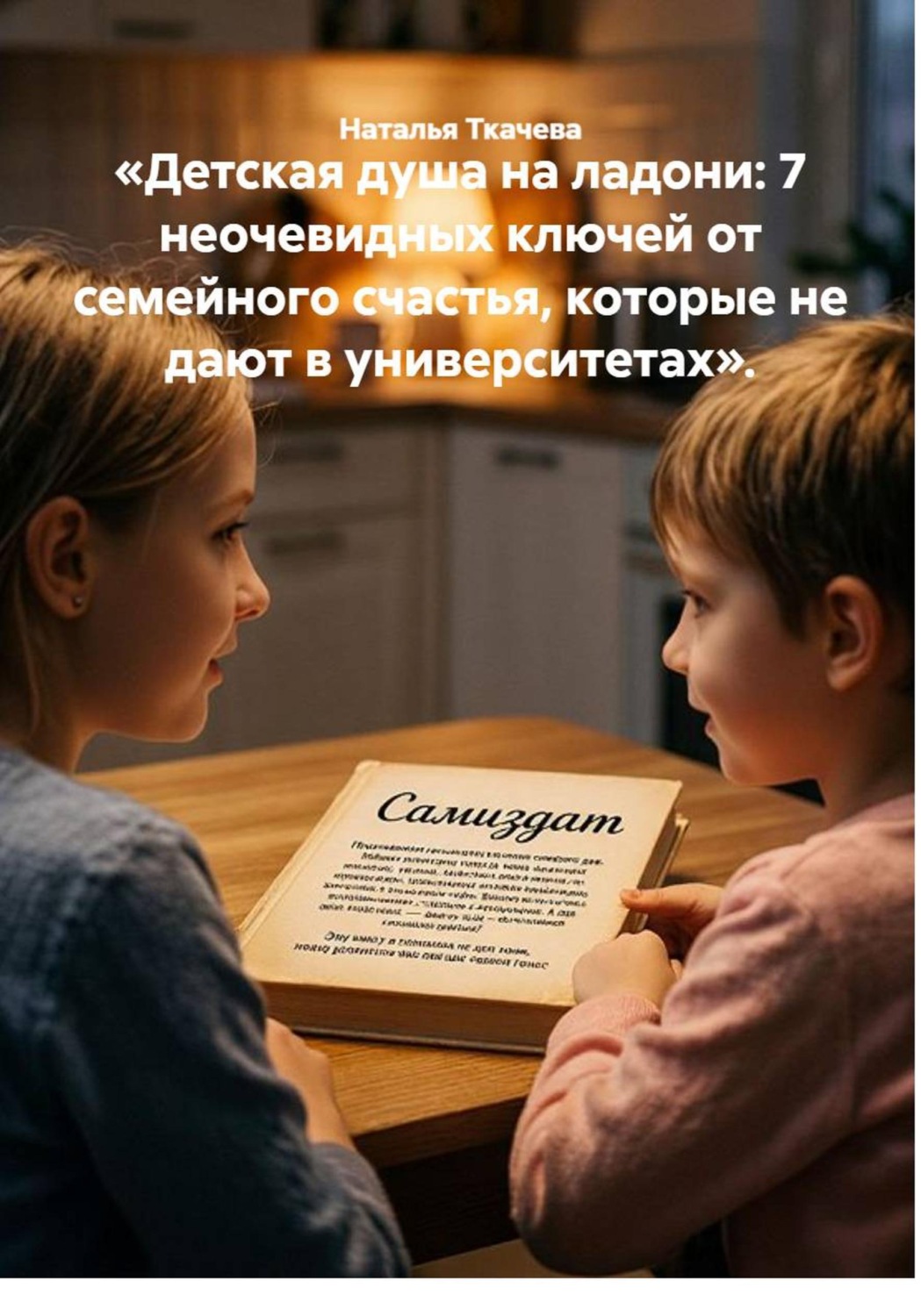 Обложка книги ««Детская душа на ладони: 7 неочевидных ключей от семейного счастья, которые не дают в университетах».»