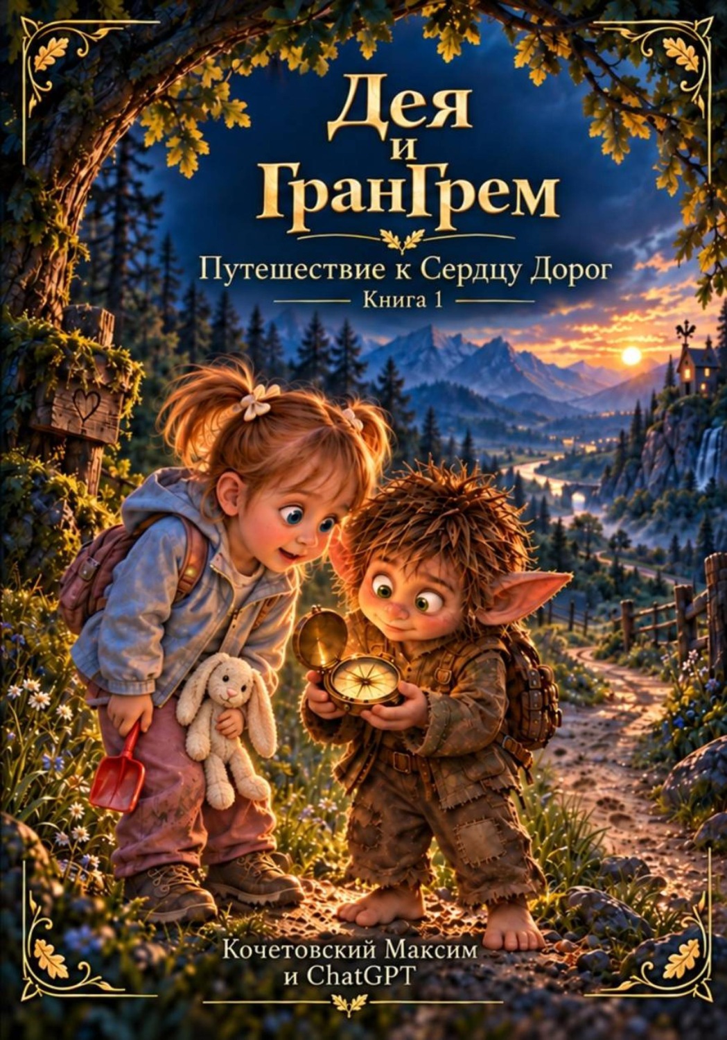 Обложка книги «Дея и ГранГрем. Путешествие к Сердцу Дорог. Книга 1»