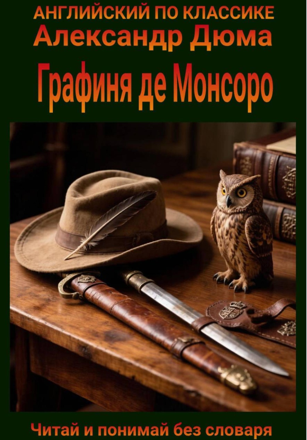 Обложка книги «Графиня де Монсоро. Англо-русская билингва»