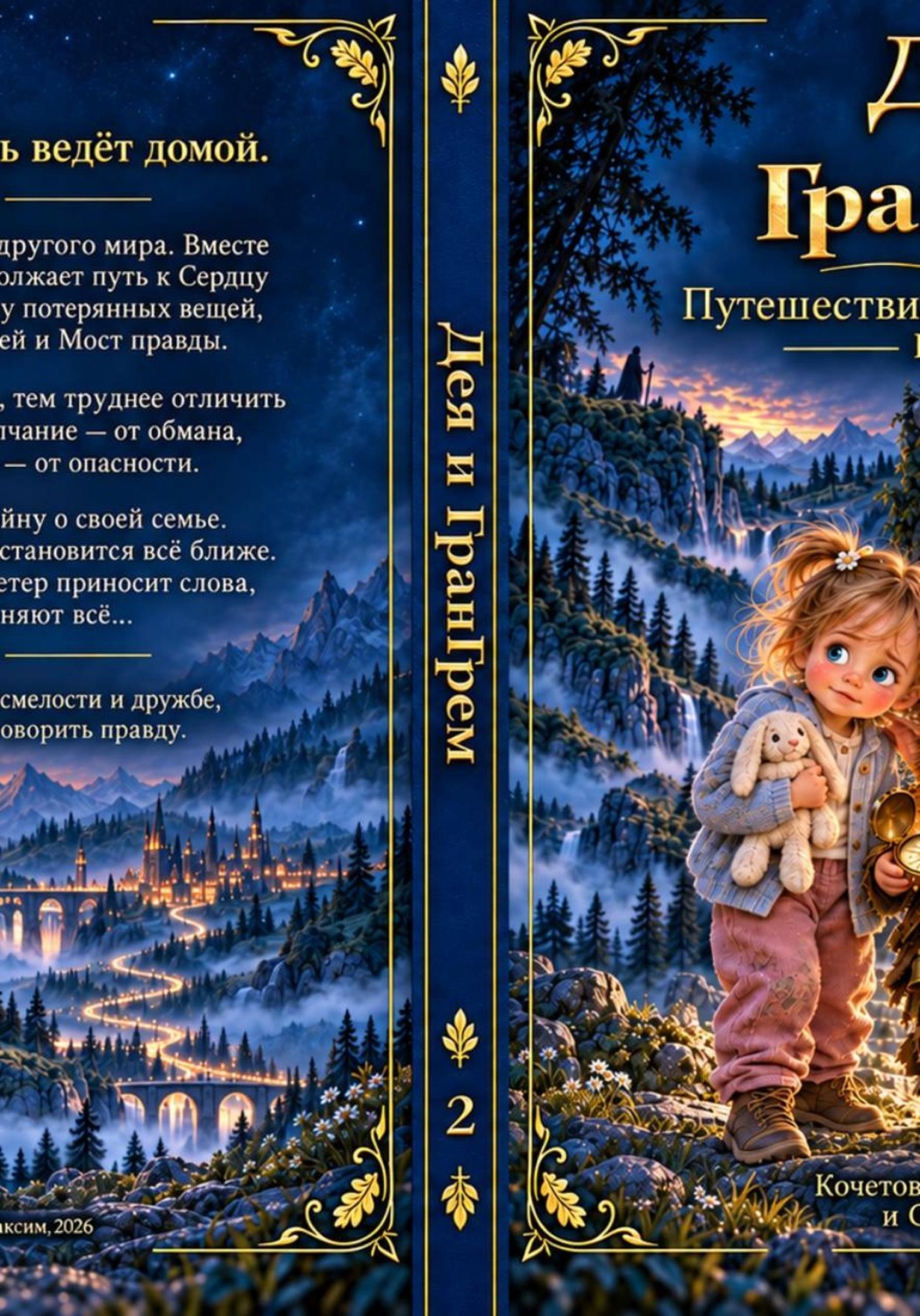 Обложка книги ««Дея и ГранГрем. Путешествие к Сердцу Дорог» Книга 2»