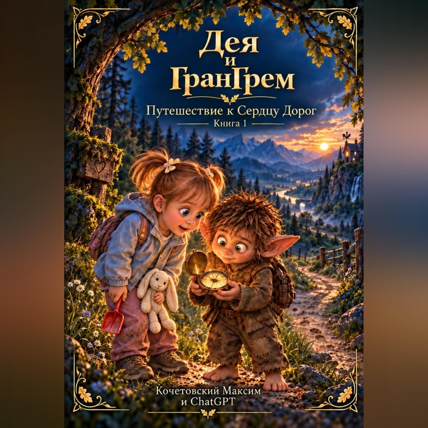 Обложка книги «Дея и ГранГрем. Путешествие к Сердцу Дорог. Книга 1»