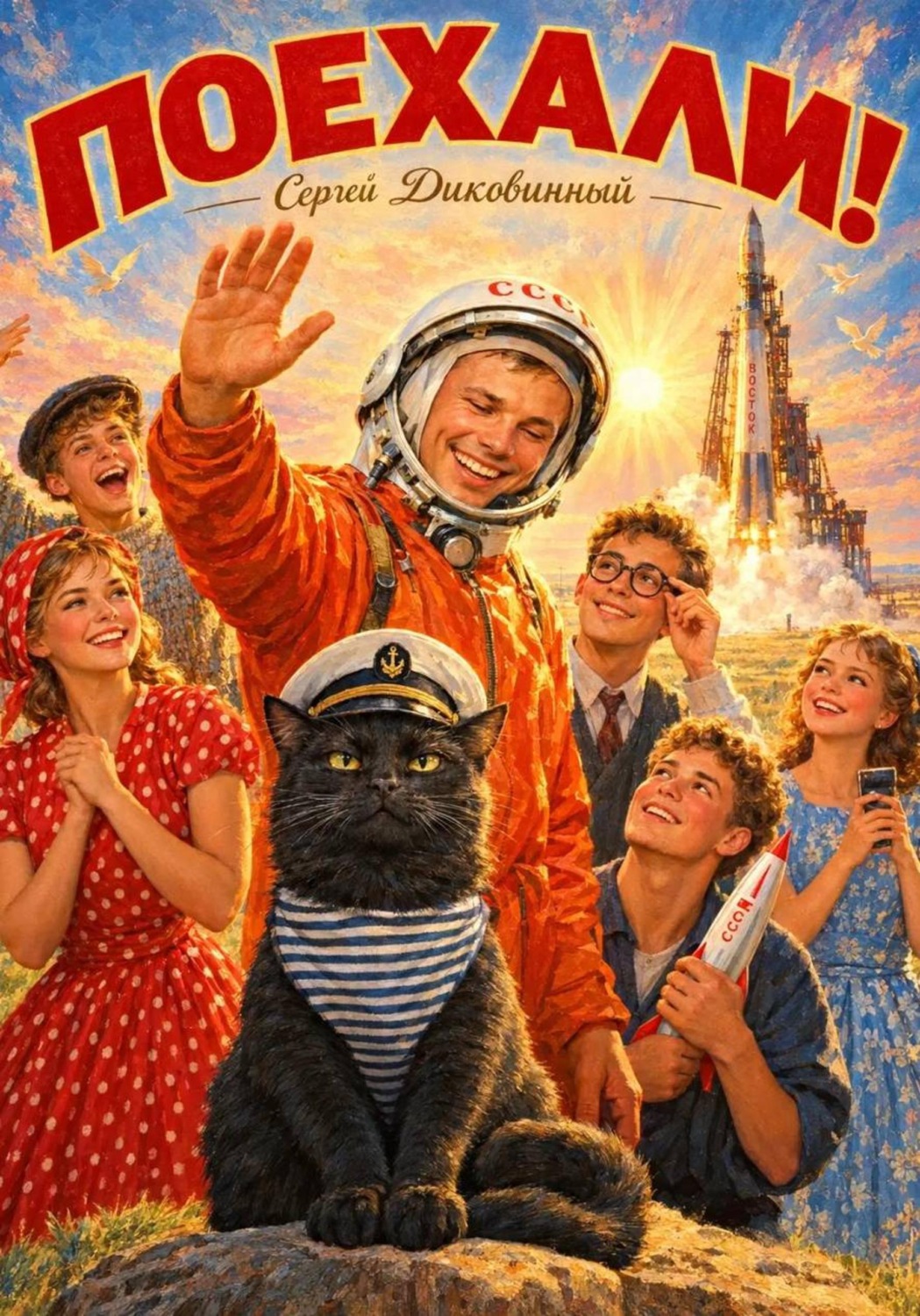Обложка книги «Поехали!»