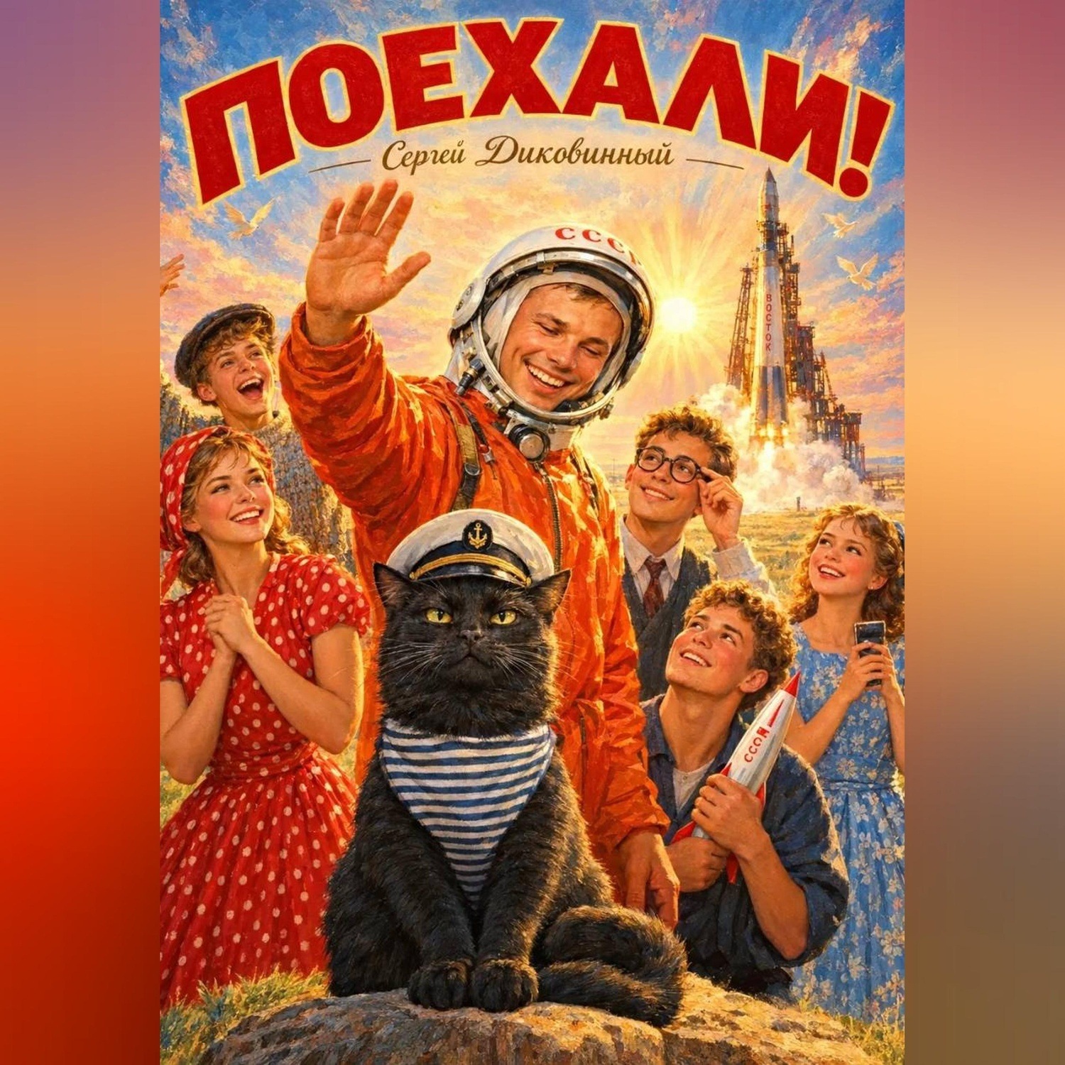 Обложка книги «Поехали!»