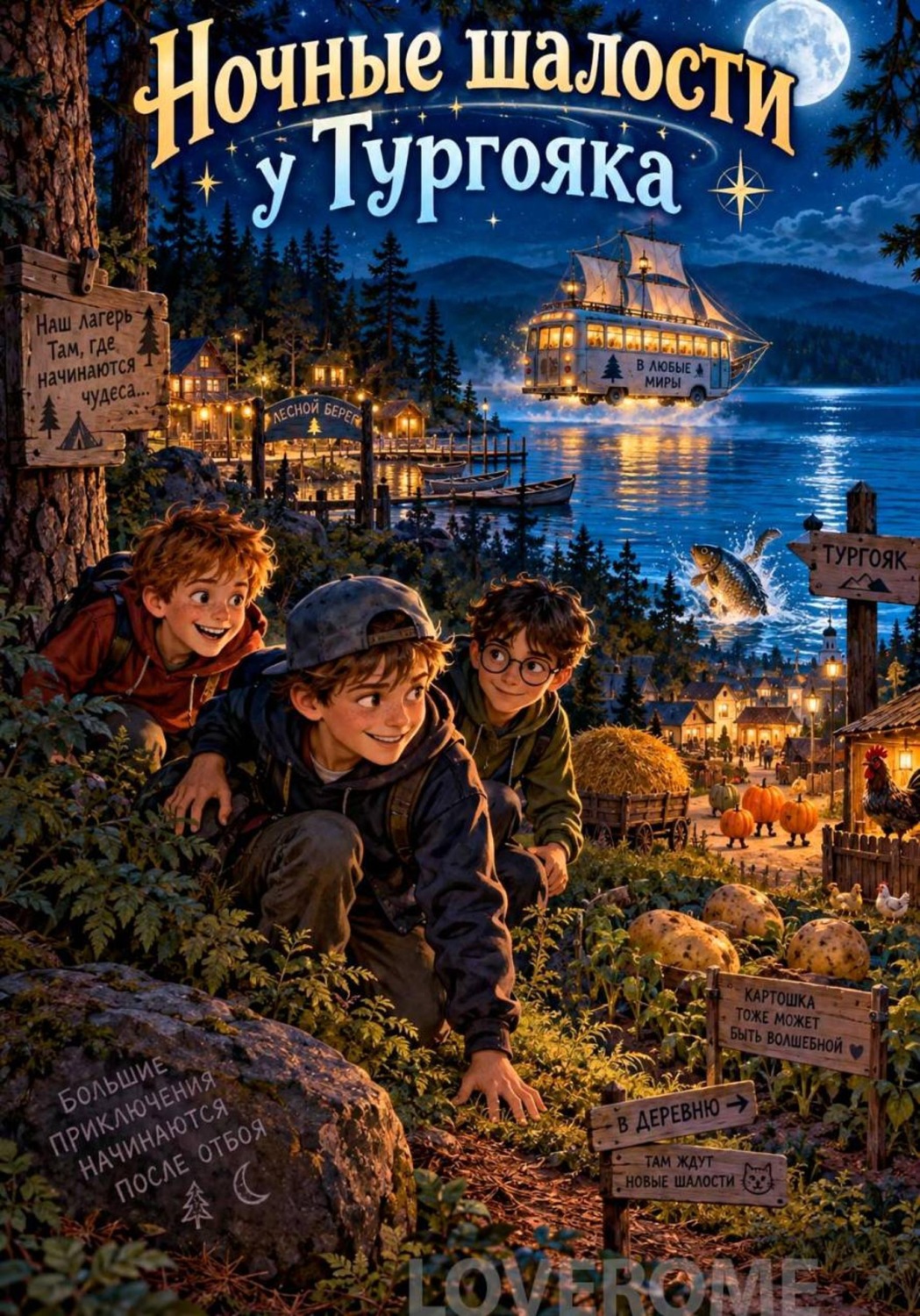 Обложка книги «Ночные шалости у Тургояка»