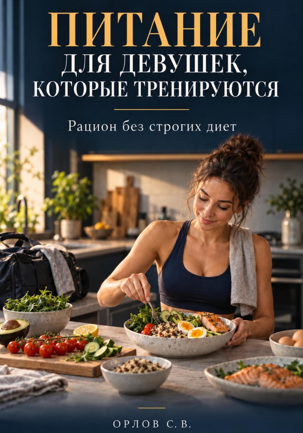 Обложка книги «Питание для девушек, которые тренируются»