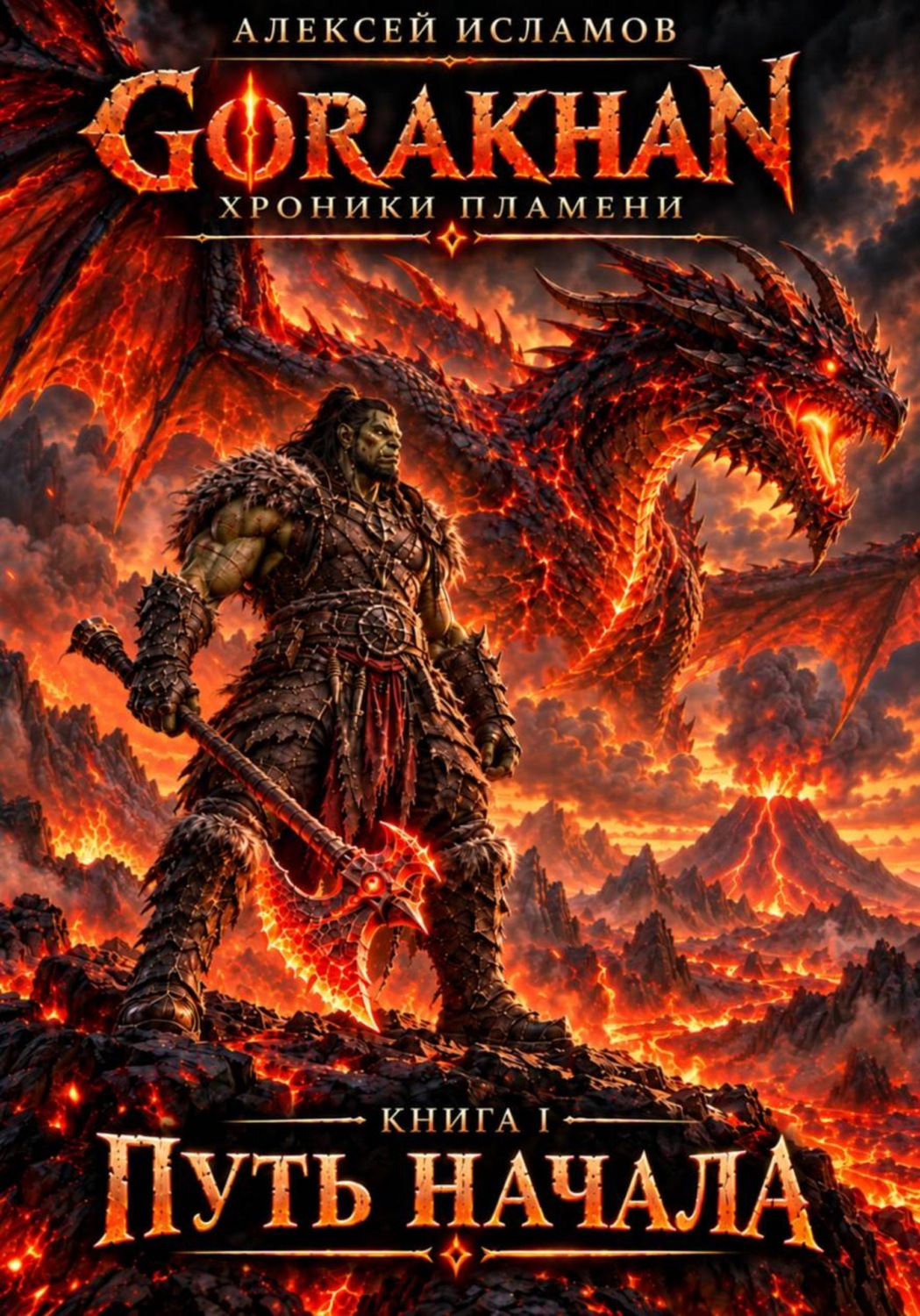 Обложка книги «GORAKHAN — ХРОНИКИ ПЛАМЕНИ. КНИГА I — ПУТЬ НАЧАЛА»