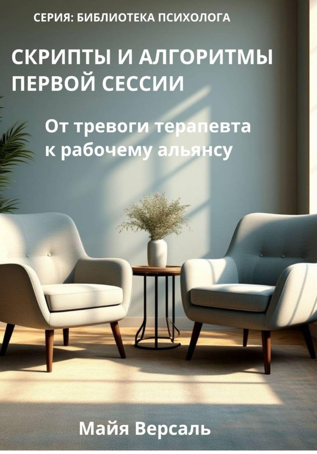 Обложка: Скрипты и алгоритмы первой сессии: от тревоги терапевта к рабочему альянсу