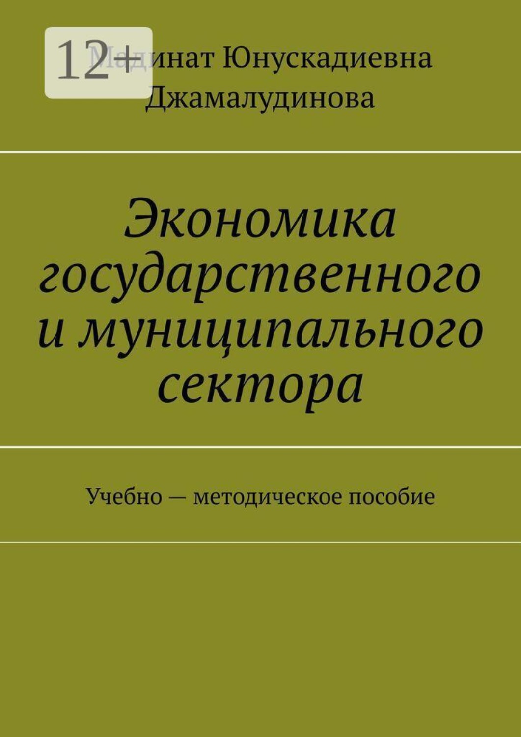 Обложка книги «Экономика государственного и муниципального сектора. Учебно — методическое пособие»