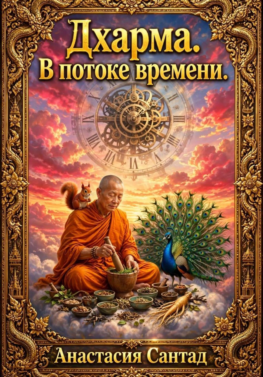 Обложка книги «Дхарма. В потоке времени: Записки из Таиланда о мудрости и медицине»