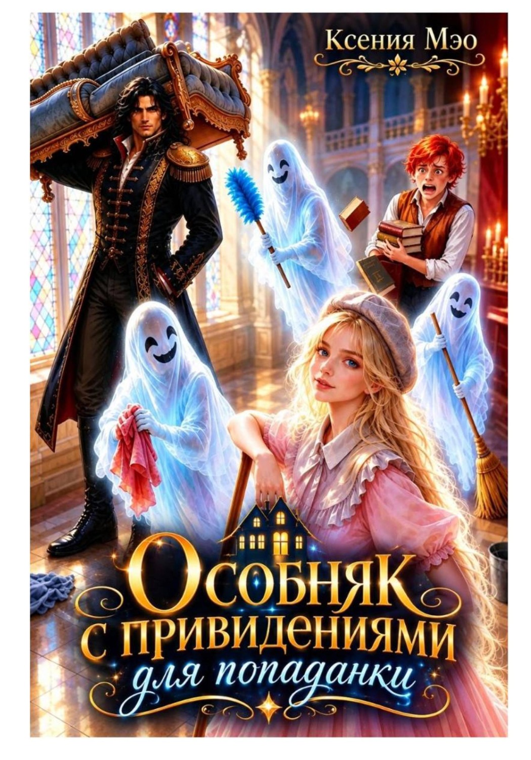 Обложка книги «Особняк с привидениями для попаданки»