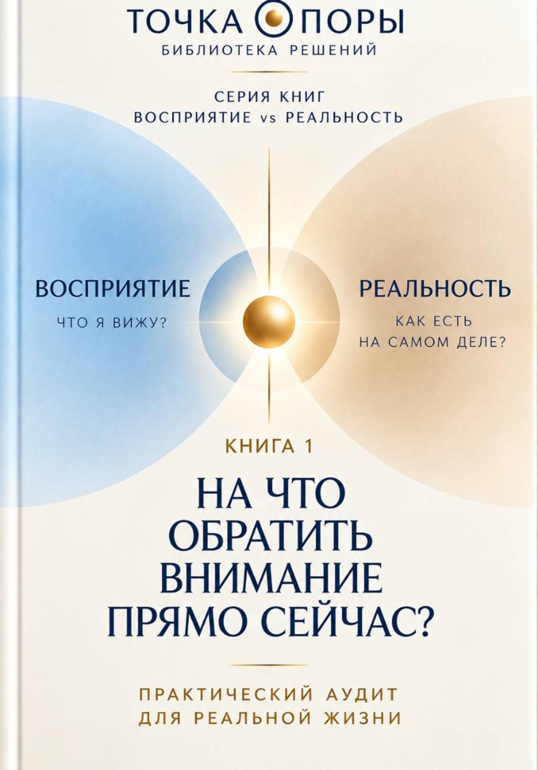 Обложка книги «На что обратить внимание прямо сейчас. Восприятие vs Реальность. Быстрая сверка»