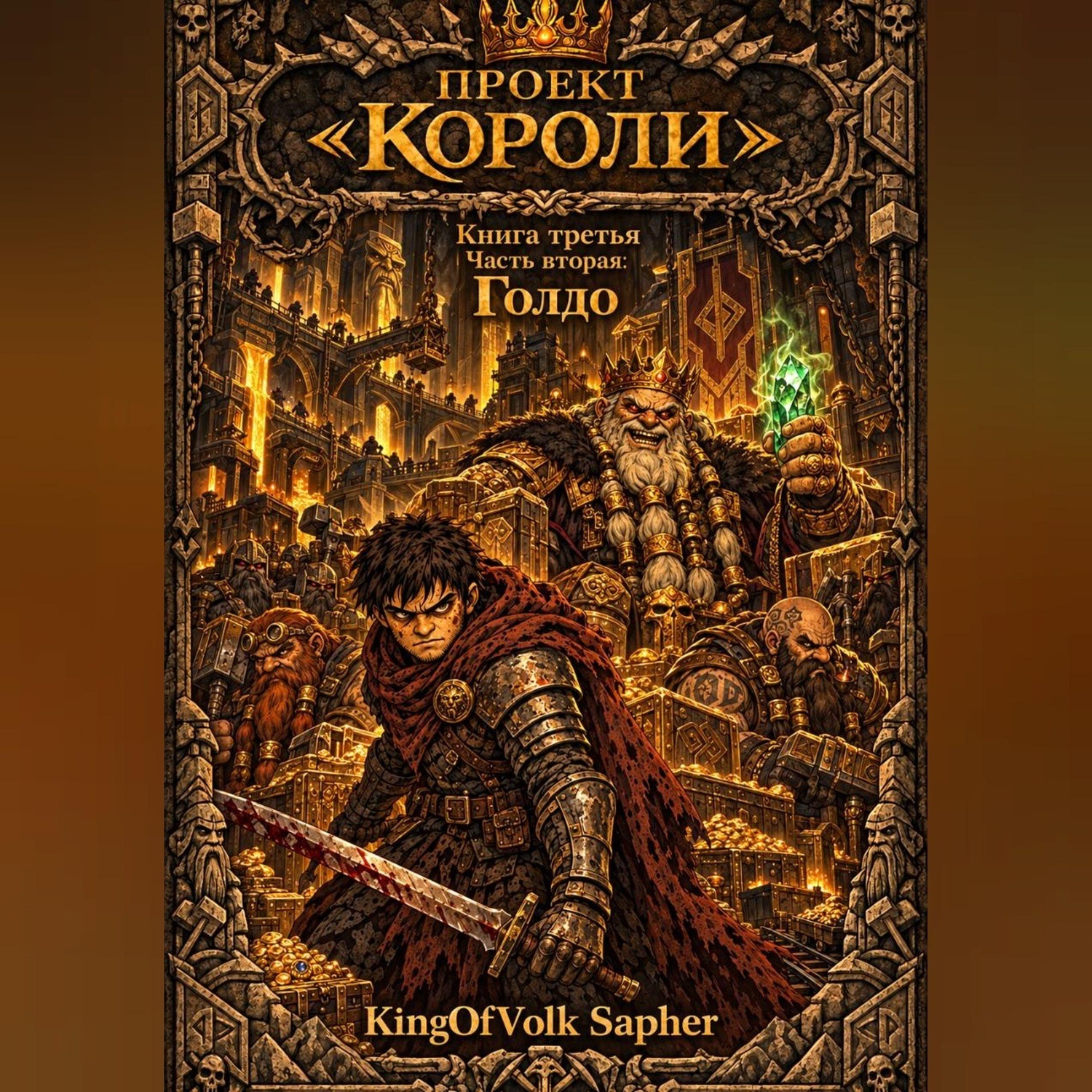 Обложка книги «Проект "Короли". Часть третья. Голдо»
