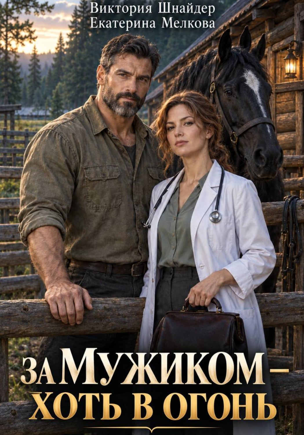 Обложка книги «За мужиком — хоть в огонь»