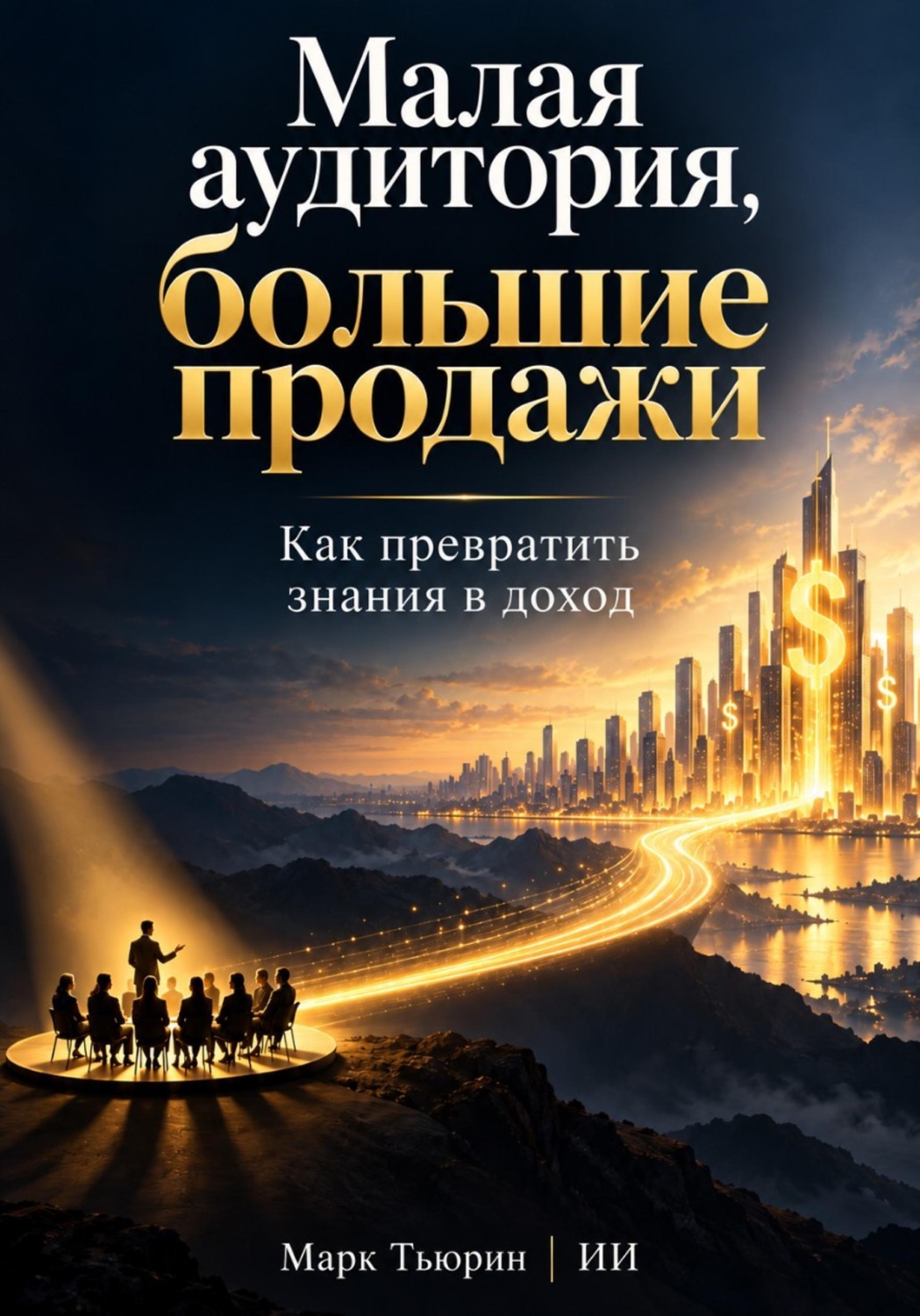Обложка: Малая аудитория, большие продажи: Как превратить знания в доход
