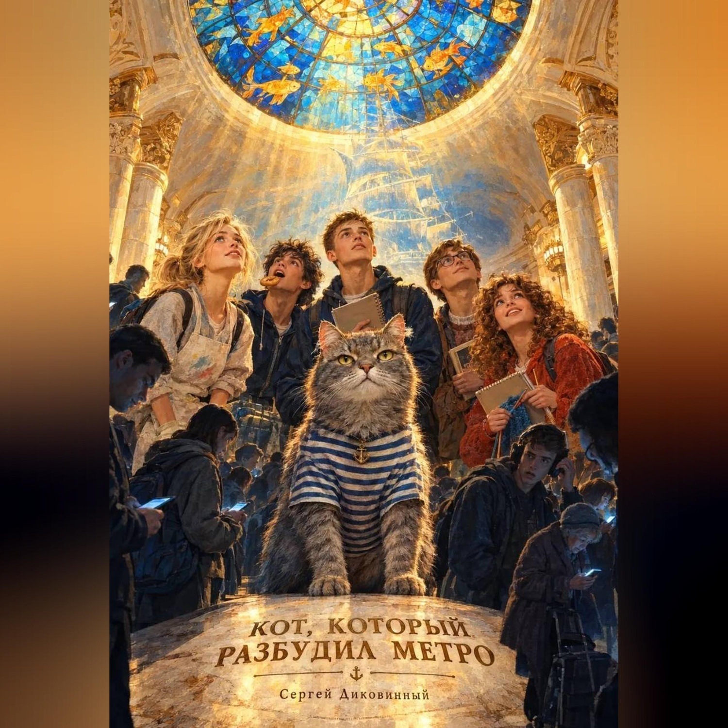 Обложка книги «Кот, который разбудил метро»