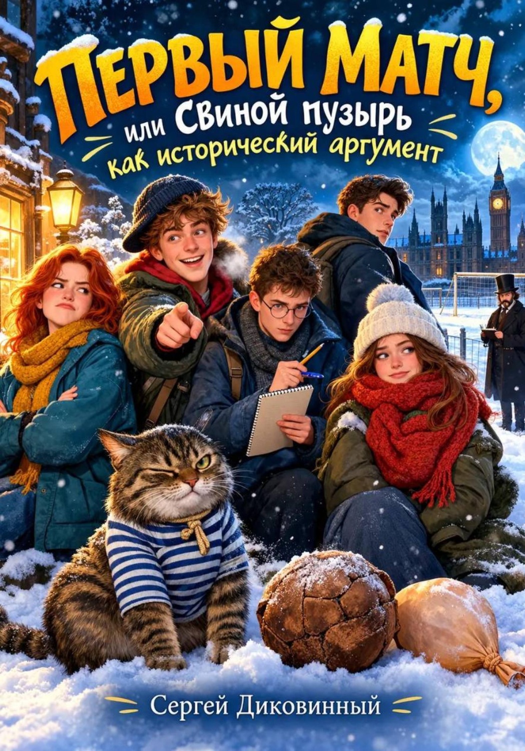 Обложка книги «Первый матч, или Свиной пузырь как исторический аргумент»