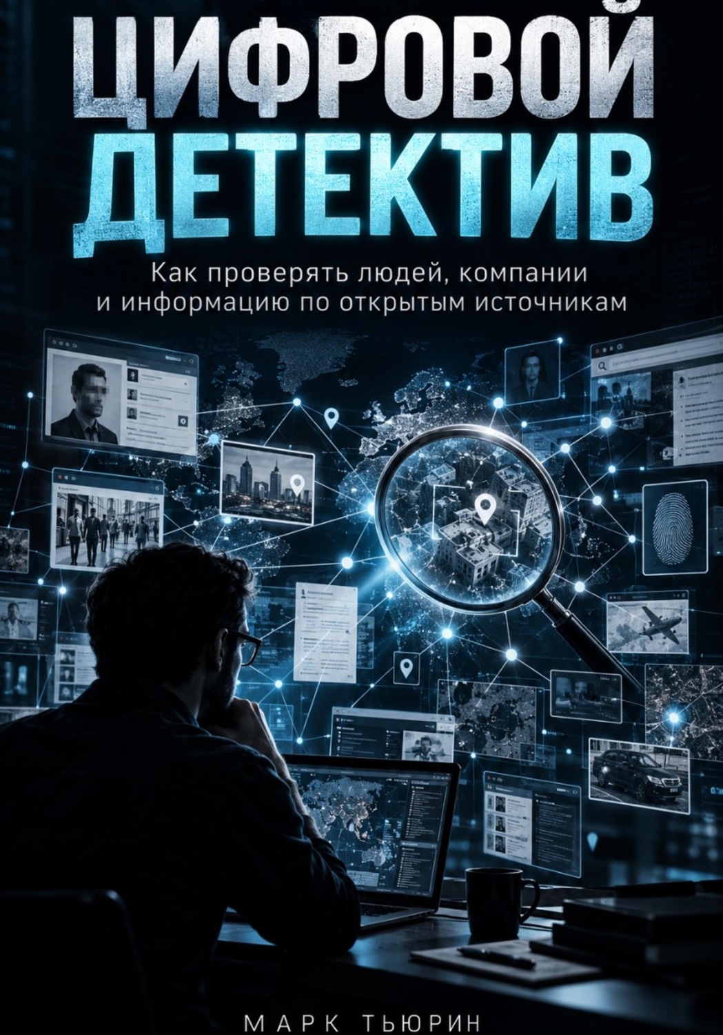 Обложка книги «Цифровой детектив: Как проверять людей, компании и информацию по открытым источникам»
